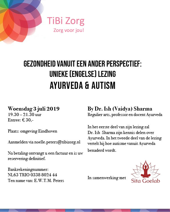 Lezing Ayurveda en autisme